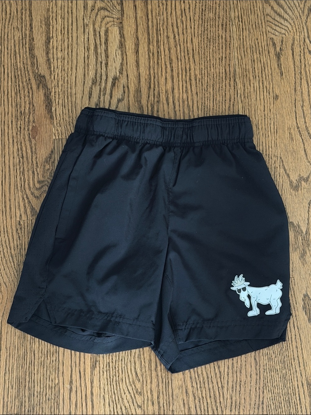 GOAT USA Kids Black Athletic Shorts with